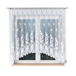 EDYTA Firanka żakardowa gotowa, szerokość 300 x wysokość 160cm, kolor 001 biały 007052 EDYTA Firanka żakardowa gotowa, szerokość 300 x wysokość 160cm, kolor 001 biały 007052