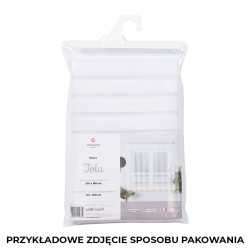 NELA Firanka żakardowa gotowa, szerokość 300 x wysokość 160cm, kolor 001 biały 000280 NELA Firanka żakardowa gotowa, szerokość 300 x wysokość 160cm, kolor 001 biały 000280