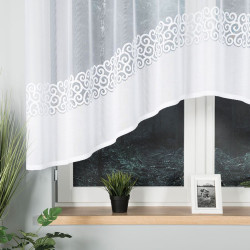 DANIELA Firanka żakardowa gotowa, szerokość 300 x wysokość 140cm, kolor 001 biały 017788