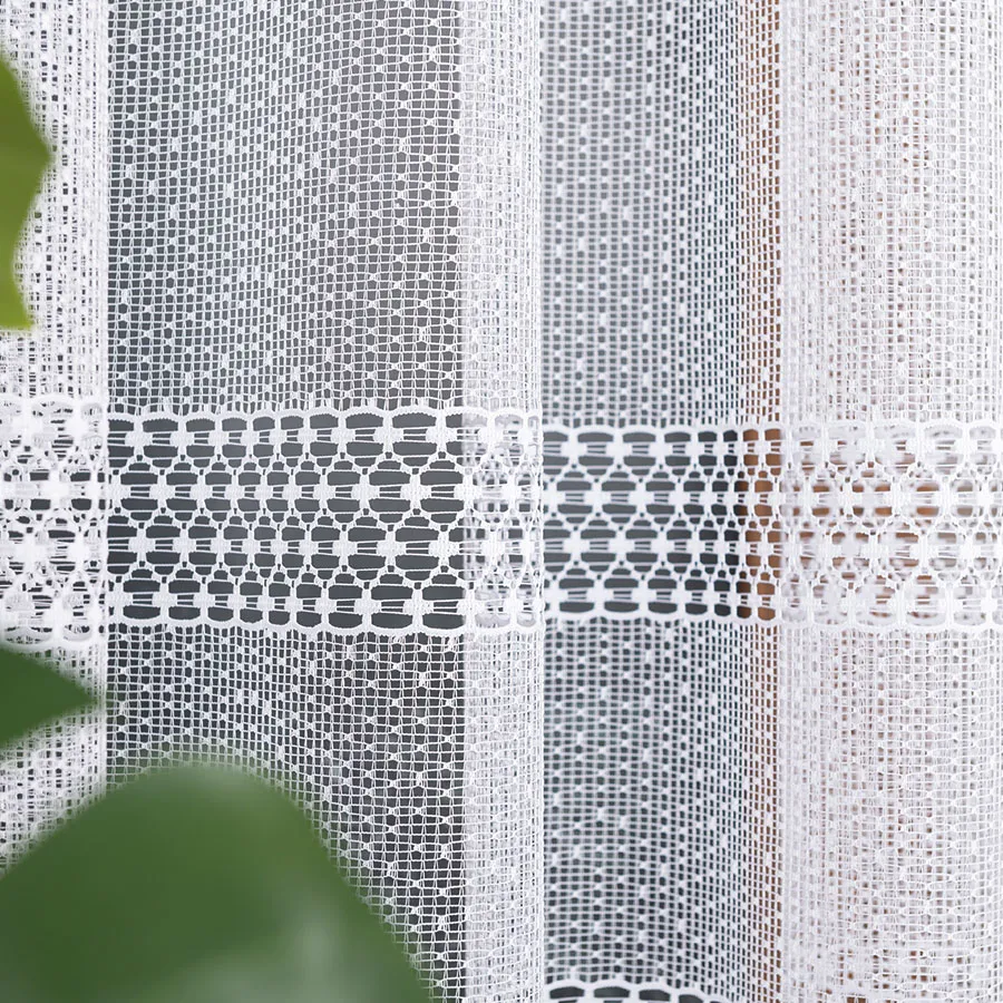 MARTA Firanka żakardowa gotowa, szerokość 140 x wysokość 250cm, kolor 001 biały 044165