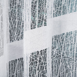 WIKTORIA Firanka żakardowa gotowa, szerokość 500 x wysokość 160cm, kolor 001 biały 018352