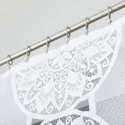 ELWIRA Panel żakardowy gotowy, szerokość 160 x wysokość 160cm, kolor 001 biały 019395