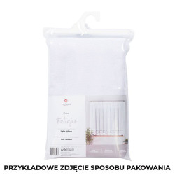 FELICJA Firanka żakardowa gotowa ze wzorem na samym dole na prosto, szerokość 400 x wysokość 160cm, kolor 001 biały 018989 FELICJA Firanka żakardowa gotowa ze wzorem na samym dole na prosto, szerokość 400 x wysokość 160cm, kolor 001 biały 018989