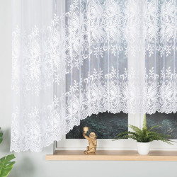 JOANNA Firanka żakardowa gotowa, szerokość 400 x wysokość 160cm, kolor 001 biały 018227 JOANNA Firanka żakardowa gotowa, szerokość 400 x wysokość 160cm, kolor 001 biały 018227
