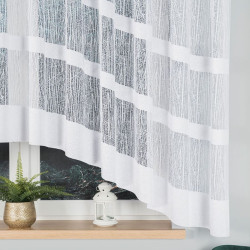 WIKTORIA Firanka żakardowa gotowa, szerokość 410 x wysokość 160cm, kolor 001 biały 018352 WIKTORIA Firanka żakardowa gotowa, szerokość 410 x wysokość 160cm, kolor 001 biały 018352