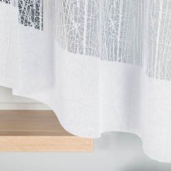 WIKTORIA Firanka żakardowa gotowa, szerokość 410 x wysokość 160cm, kolor 001 biały 018352 WIKTORIA Firanka żakardowa gotowa, szerokość 410 x wysokość 160cm, kolor 001 biały 018352