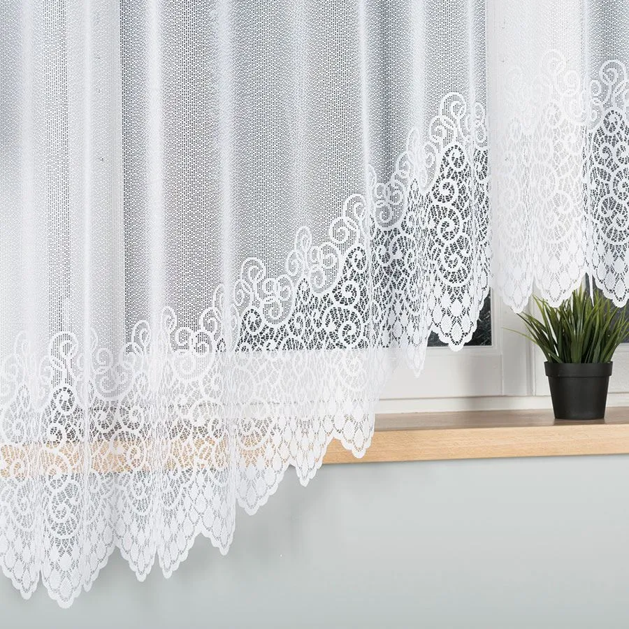 VIOLETTA Firanka żakardowa gotowa, szerokość 300 x wysokość 180cm, kolor 001 biały 001539