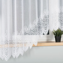 VIOLETTA Firanka żakardowa gotowa, szerokość 300 x wysokość 180cm, kolor 001 biały 001539