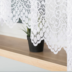 VIOLETTA Firanka żakardowa gotowa, szerokość 300 x wysokość 180cm, kolor 001 biały 001539