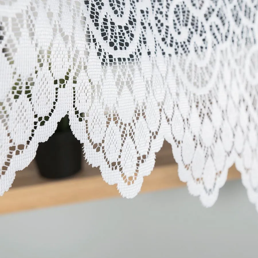 VIOLETTA Firanka żakardowa gotowa, szerokość 300 x wysokość 180cm, kolor 001 biały 001539