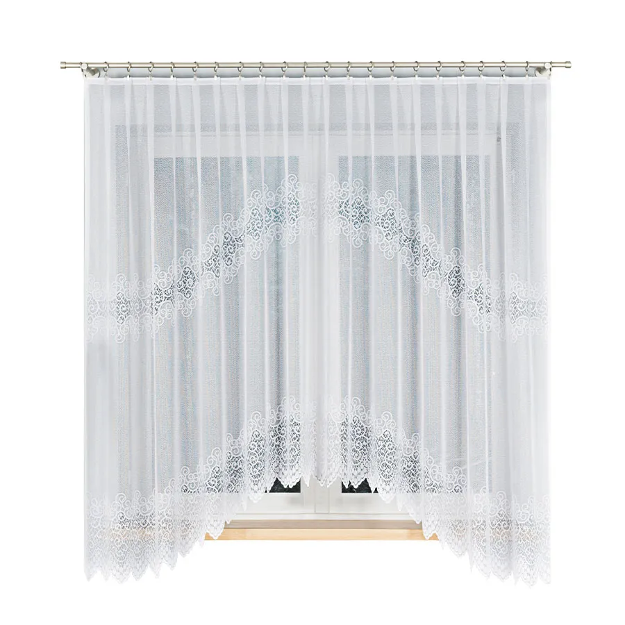VIOLETTA Firanka żakardowa gotowa, szerokość 300 x wysokość 180cm, kolor 001 biały 001539