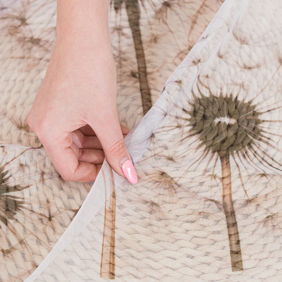 DMUCHAWCE Firanka żakardowa gotowa na prosto, szerokość 300 x wysokość 160cm, kolor 001 biały P00307