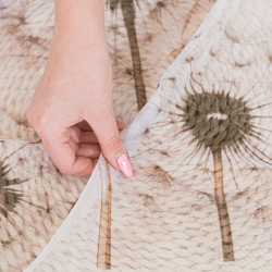 DMUCHAWCE Firanka żakardowa gotowa na prosto, szerokość 300 x wysokość 160cm, kolor 001 biały P00307