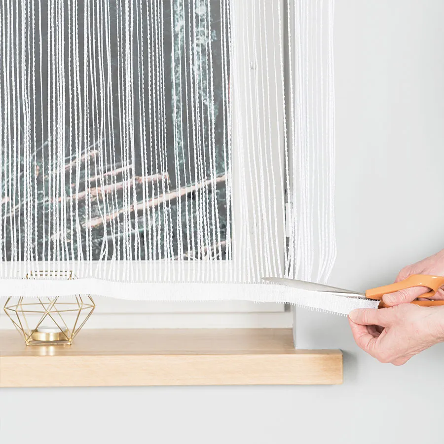 MAHIKA Makrama żakardowa gotowa, szerokość 160 x wysokość 160cm, kolor 001 biały 001475