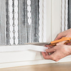 INARA Zazdrostka makramowa żakardowa gotowa, szerokość 60 x wysokość 50cm, kolor 001 biały 001470 INARA Zazdrostka makramowa żakardowa gotowa, szerokość 60 x wysokość 50cm, kolor 001 biały 001470