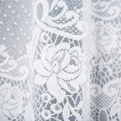 DEMETRIA Firanka żakardowa gotowa, szerokość 300 x wysokość 160cm, kolor 001 biały 017480 DEMETRIA Firanka żakardowa gotowa, szerokość 300 x wysokość 160cm, kolor 001 biały 017480