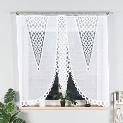 ERYKA Panel żakardowy gotowy, szerokość 160 x wysokość 160cm, kolor 001 biały 019371