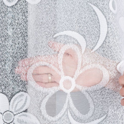 RENATA Firanka żakardowa gotowa, szerokość 350 x wysokość 110cm, kolor 001 biały 049885