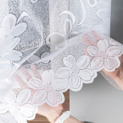 RENATA Firanka żakardowa gotowa, szerokość 350 x wysokość 110cm, kolor 001 biały 049885