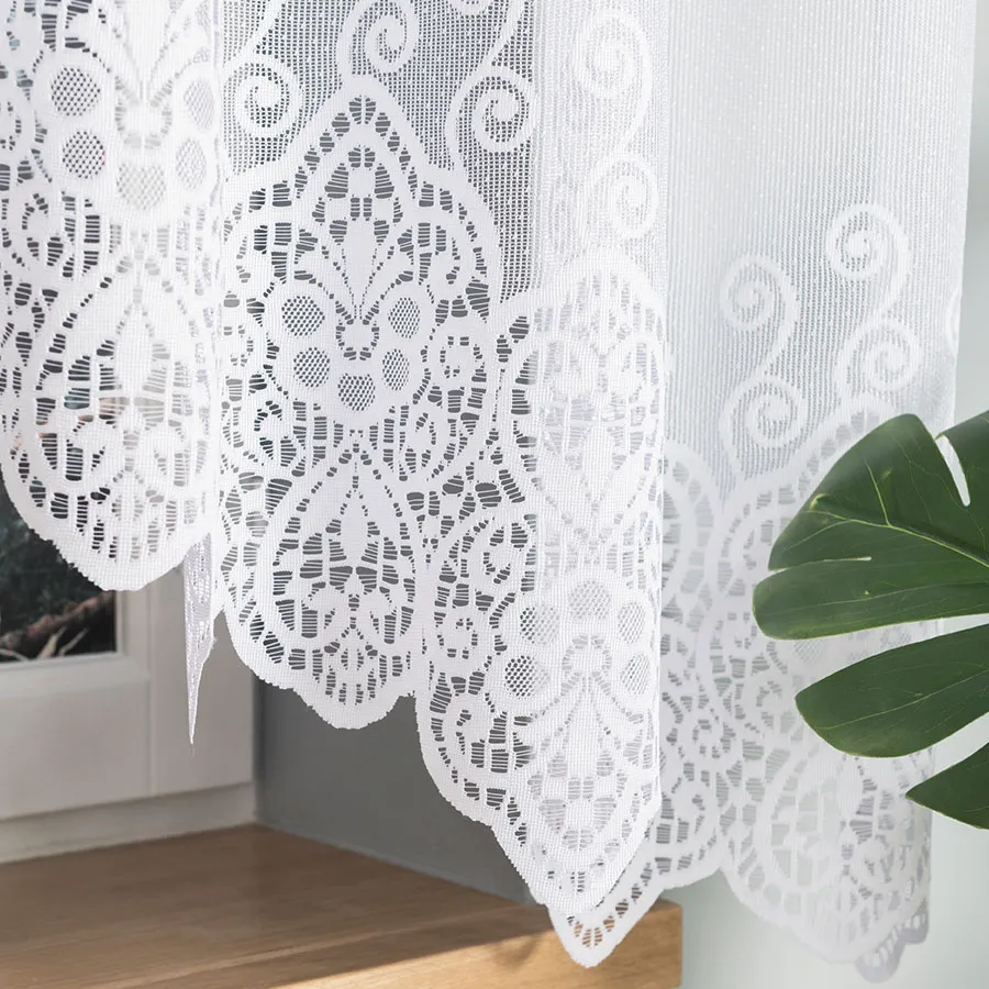 CELINA Firanka żakardowa gotowa, szerokość 300 x wysokość 160cm, kolor 001 biały 018495