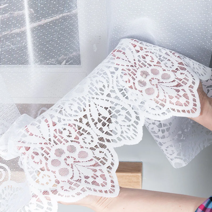 CELINA Firanka żakardowa gotowa, szerokość 300 x wysokość 160cm, kolor 001 biały 018495