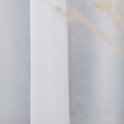 WOAL Firana gotowa na taśmie, szerokość 140 x wysokość 250cm, kolor 001 biały FG0001 WOAL Firana gotowa na taśmie, szerokość 140 x wysokość 250cm, kolor 001 biały FG0001