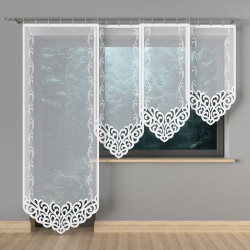 ARUN Panel żakardowy gotowy, szerokość 90 x wysokość 250cm, kolor 001 biały ARUN00 ARUN Panel żakardowy gotowy, szerokość 90 x wysokość 250cm, kolor 001 biały ARUN00