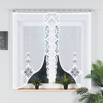 ANITA Panel żakardowy gotowy, szerokość 160 x wysokość 160cm, kolor 001 biały 019385