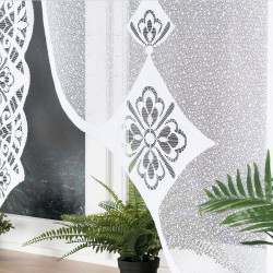 ANITA Panel żakardowy gotowy, szerokość 160 x wysokość 160cm, kolor 001 biały 019385