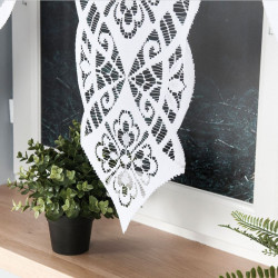 ANITA Panel żakardowy gotowy, szerokość 160 x wysokość 160cm, kolor 001 biały 019385