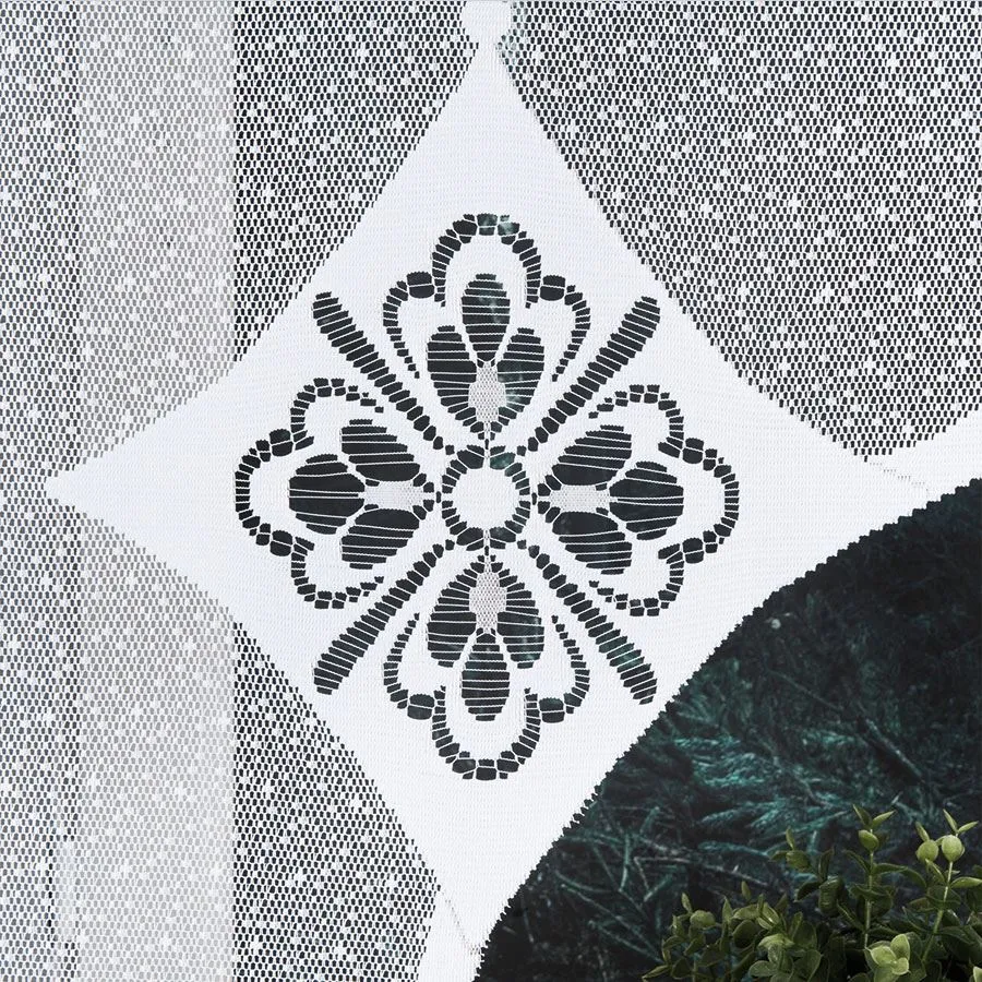 ANITA Panel żakardowy gotowy, szerokość 160 x wysokość 160cm, kolor 001 biały 019385