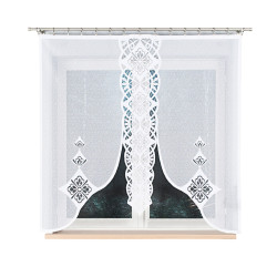 ANITA Panel żakardowy gotowy, szerokość 160 x wysokość 160cm, kolor 001 biały 019385