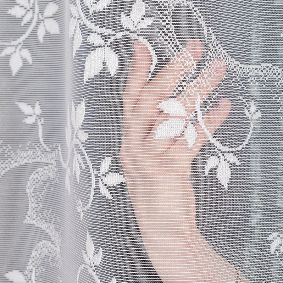 REGINA Firanka żakardowa odpasowana, szerokość 310 x wysokość 180cm, kolor 001 biały 342411