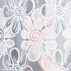 PATRYCJA Firanka żakardowa gotowa, szerokość 300 x wysokość 160cm, kolor 001 biały 049516