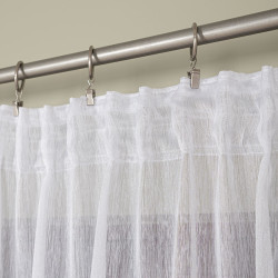 Firana gotowa na taśmie, 140x250 cm, kolor 001 biały 400001