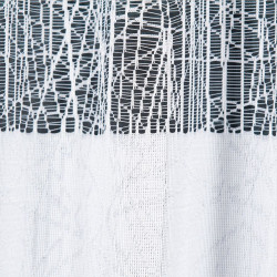 WIKTORIA Firanka żakardowa gotowa na prosto, szerokość 310 x wysokość 160cm, kolor 001 biały 018352