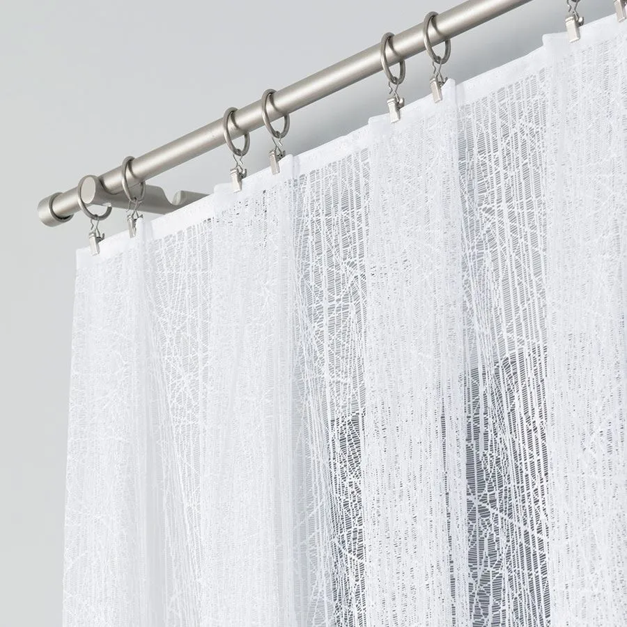 WIKTORIA Firanka żakardowa gotowa na prosto, szerokość 310 x wysokość 160cm, kolor 001 biały 018352