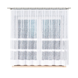 WIKTORIA Firanka żakardowa gotowa na prosto, szerokość 310 x wysokość 160cm, kolor 001 biały 018352