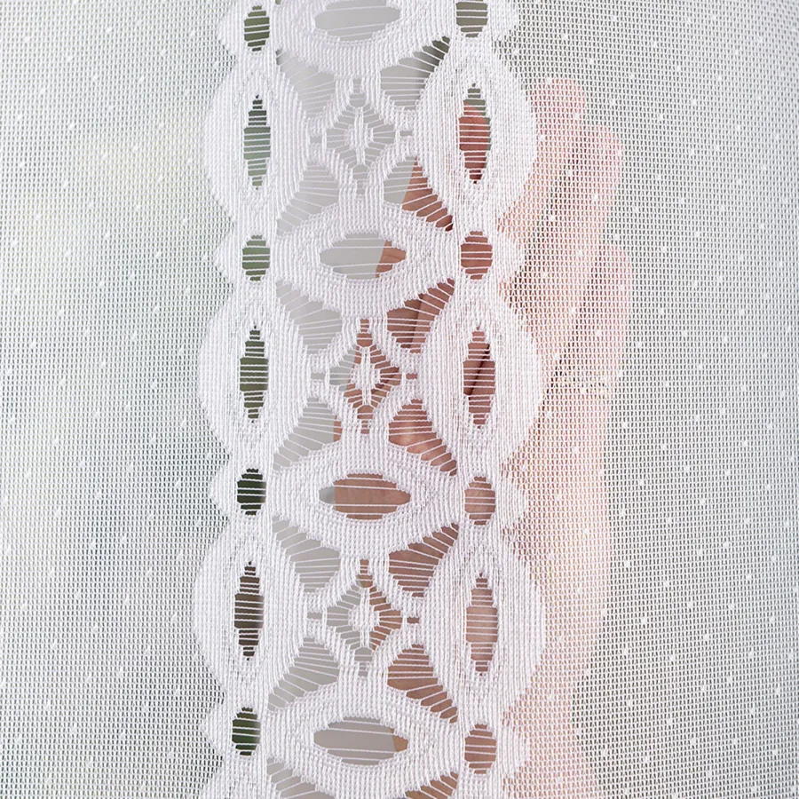 HELENA Firanka żakardowa gotowa, szerokość 300 x wysokość 160cm, kolor 001 biały S18869