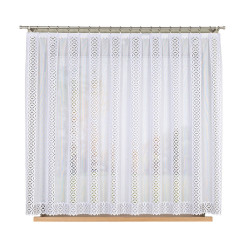 HELENA Firanka żakardowa gotowa, szerokość 300 x wysokość 160cm, kolor 001 biały S18869 HELENA Firanka żakardowa gotowa, szerokość 300 x wysokość 160cm, kolor 001 biały S18869