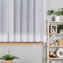 NELA Firanka żakardowa gotowa, szerokość 400 x wysokość 160cm, kolor 001 biały 000280 NELA Firanka żakardowa gotowa, szerokość 400 x wysokość 160cm, kolor 001 biały 000280