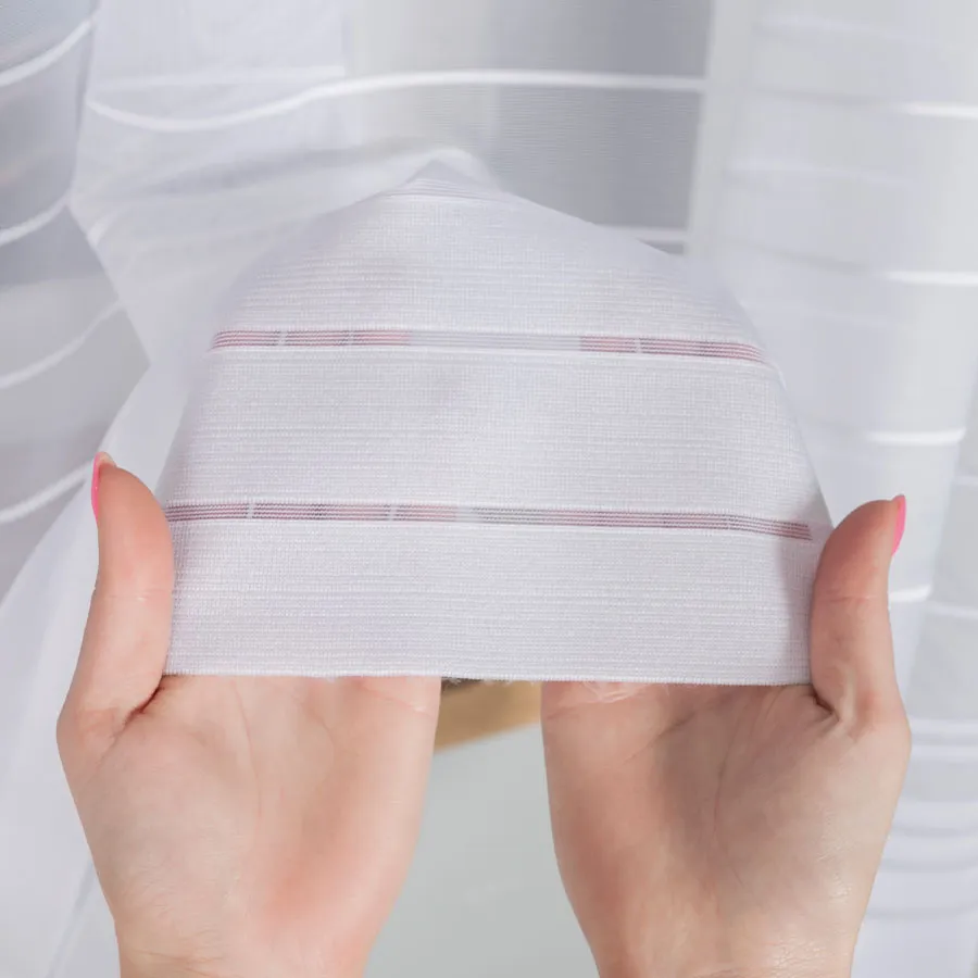 NELA Firanka żakardowa gotowa, szerokość 400 x wysokość 160cm, kolor 001 biały 000280