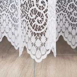 VIOLETTA Firanka żakardowa gotowa, szerokość 200 x wysokość 250cm, kolor 001 biały 001539 VIOLETTA Firanka żakardowa gotowa, szerokość 200 x wysokość 250cm, kolor 001 biały 001539