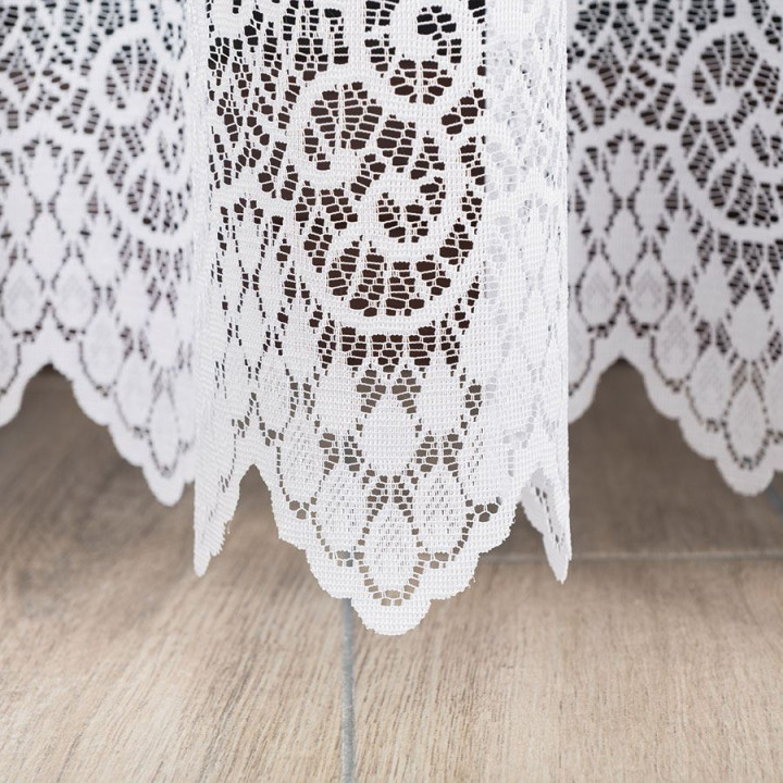 VIOLETTA Firanka żakardowa gotowa, szerokość 200 x wysokość 250cm, kolor 001 biały 001539