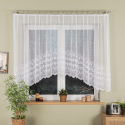 ESMERALDA Firanka żakardowa gotowa, szerokość 310cm x wysokość 140cm, kolor 001 biały 358691