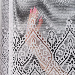 ESMERALDA Firanka żakardowa gotowa, szerokość 310cm x wysokość 140cm, kolor 001 biały 358691