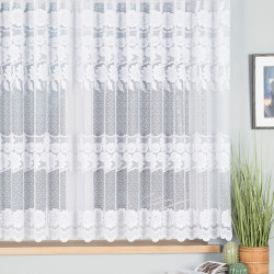 OKSANA Firanka żakardowa gotowa, szerokość 400 x wysokość 160cm, kolor 001 biały 049360 OKSANA Firanka żakardowa gotowa, szerokość 400 x wysokość 160cm, kolor 001 biały 049360