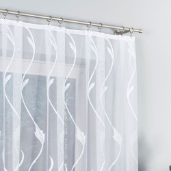 ALINA Firanka żakardowa gotowa, szerokość 320 x wysokość 160cm, kolor 001 biały 002412 ALINA Firanka żakardowa gotowa, szerokość 320 x wysokość 160cm, kolor 001 biały 002412