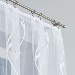 ALINA Firanka żakardowa gotowa, szerokość 320 x wysokość 160cm, kolor 001 biały 002412 ALINA Firanka żakardowa gotowa, szerokość 320 x wysokość 160cm, kolor 001 biały 002412