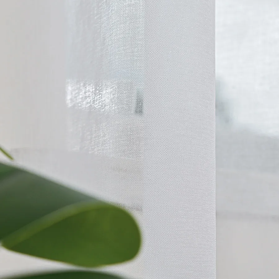 ETAMINA Firana gotowa na taśmie, szerokość 140 x wysokość 230cm, kolor 001 biały FG0003